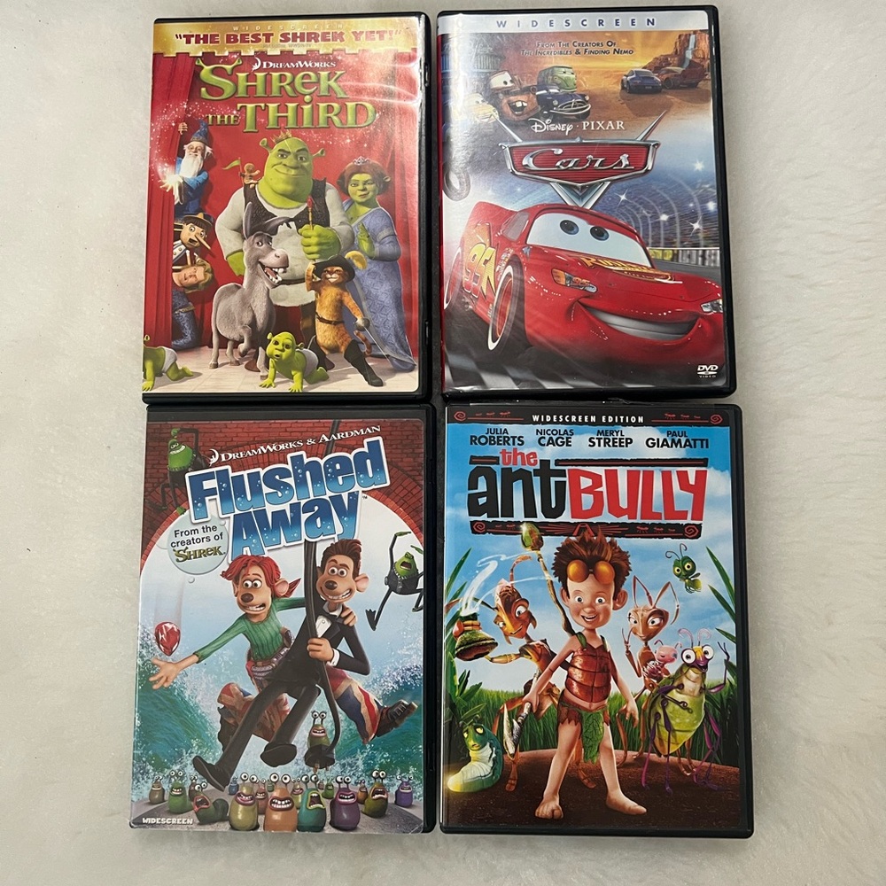 DreamWorks Animation DVD Collection - 4 Hit Movies Bundle